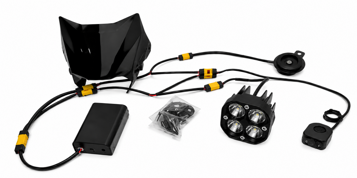 Ultra Bee (Rechargeable)Battery powered headlight with horn (PRE-ORDER)